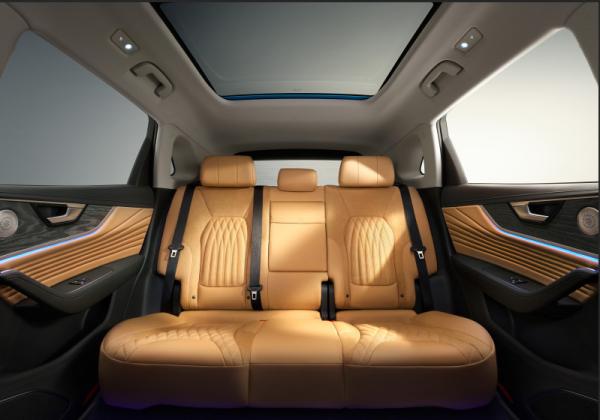 Blue Hongqi Sport Utility Vehicle 185kw 5 lugares gasolina Hongqi Suv