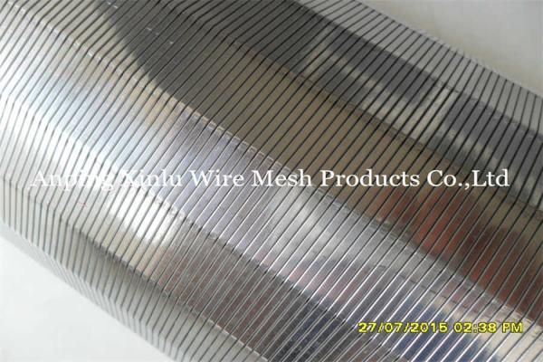 SGS Inspection Approved Dewatering Well Screen Pipe SS304 304L 316 316L 321 Q195 Q235