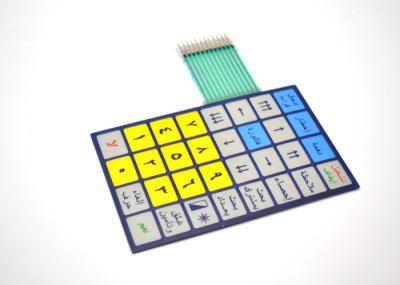 Teclado do interruptor de membrana da abóbada do metal para o controlador remoto 110mmx70mm