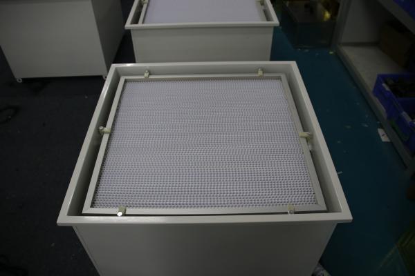 Caixa terminal de filtro hepa de 0, 3 microns para produtos farmacêuticos certificada Gmp