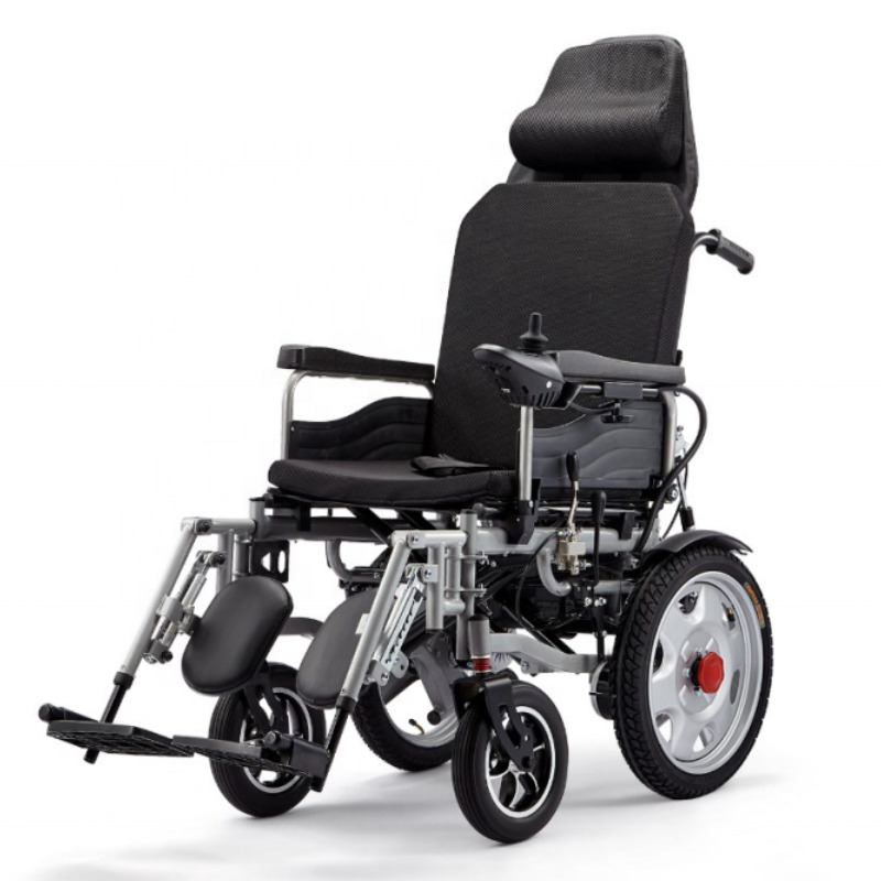 Disabled Electric Chair Remote Control Lightweight Cheap Price Foldable Electric Wheelchair For 140kg Disabled