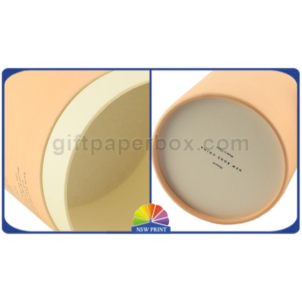 Cajas de regalo cilíndricas personalizadas que imprimen el empaquetado de papel de los tubos de la cartulina