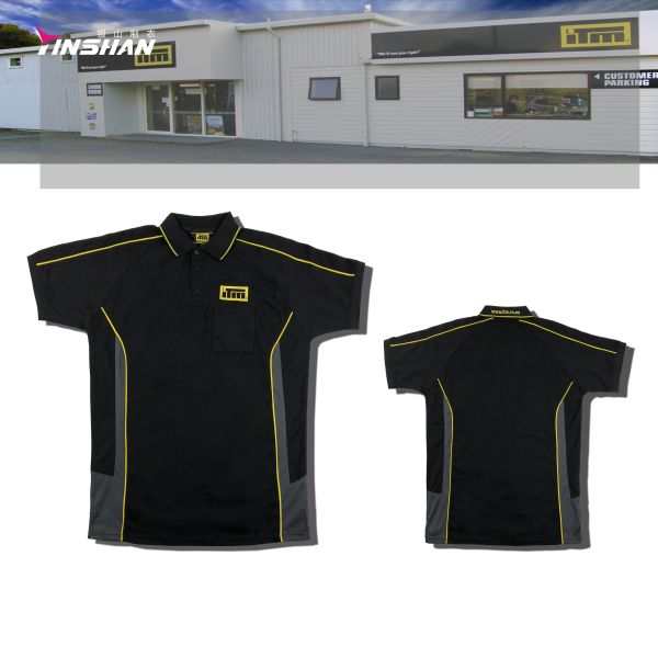 Breathable Custom Teamwear Polo Shirt Unisex Moto Cycle Clothes with Printed Logo