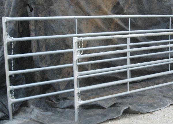 Hot Dipped Galvanized Corral Panel, Chain Latch, 12 Ft Corral fencing