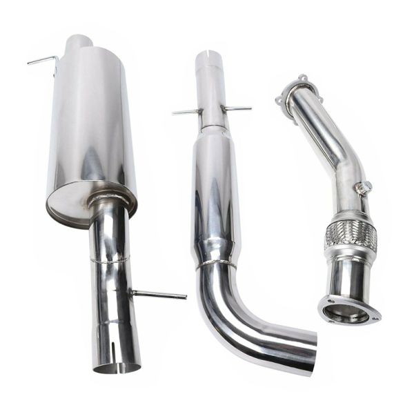 Ss 304 Cat Back Exhaust Automotive Exhaust Pipes Polished