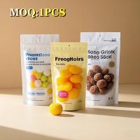 Foil d'aluminium personnalisé Snack Thé Chocolat Sac d'emballage Bonbons Stand Up Pouch Effect Matte Emballage de café en forme libre