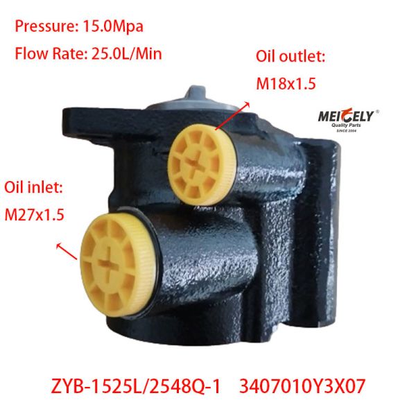 Stock High Performance Shaanqi Heavy Duty Trucks Steering Pump