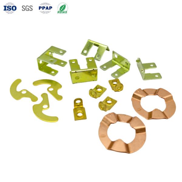 Tolerances 0.02mm Precision Custom Copper Stamping for Automotive Components IATF 16949 Certified and OEM Project