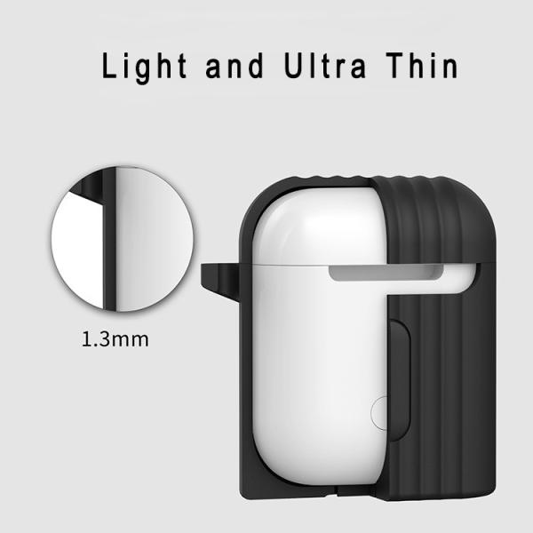 Mini Trunk Airpods Case Cute 3D Soft Silicone Protective Creative Stand Cover For Airpods 1 & 2 Charging