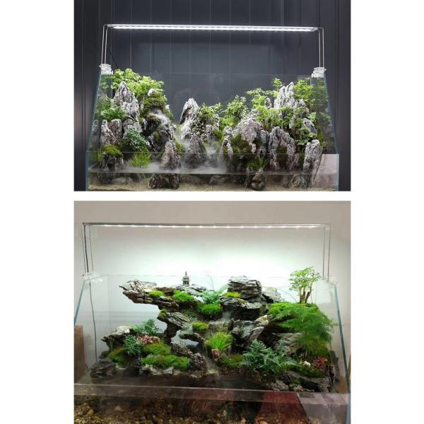 IP68 Water Grass Led Lights Fish Tank Algae Plant Aluminum Alloy High Bracket Adjustable