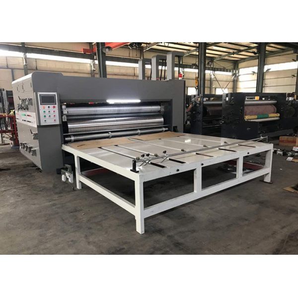 Semi Auto Flexo Printer Slotter Die Cutter Flexo 2 Color Flexo Printing Machine