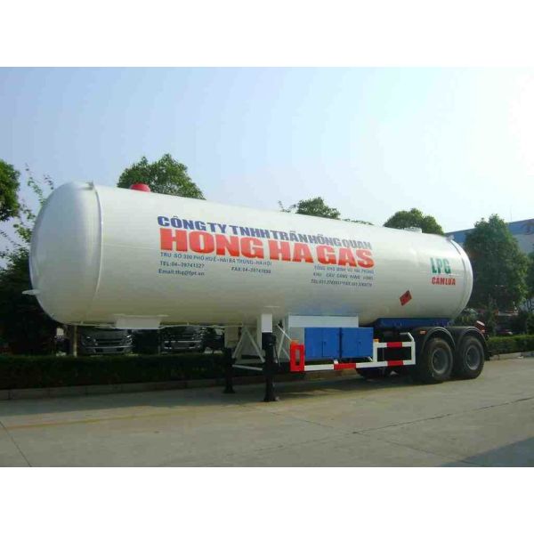 China Manufacturer Customized Cheap High Loading Capacity Heavy Duty 3 Axle LPG Tank Semi Trailer 10-100 cbm capacity for sale