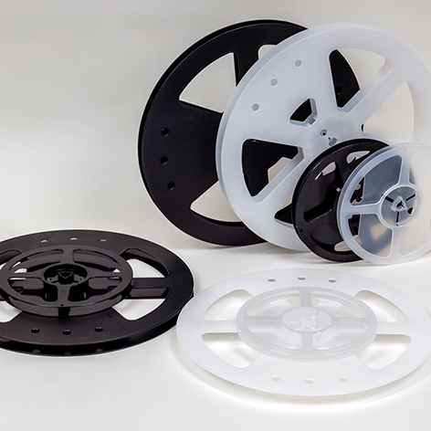 Custom Injection Empty Plastic Cable Reel 10e6-10e9 ESD Reading