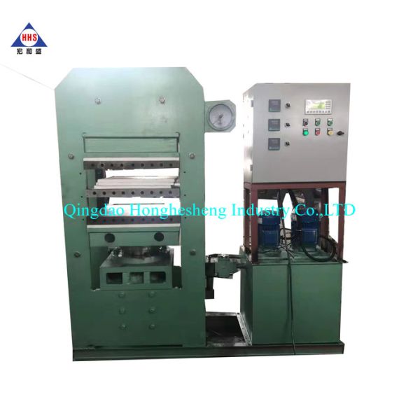 1000mm Rubber Plate Vulcanizing Press Machine For HOT Highway Slow Down Speed Bump