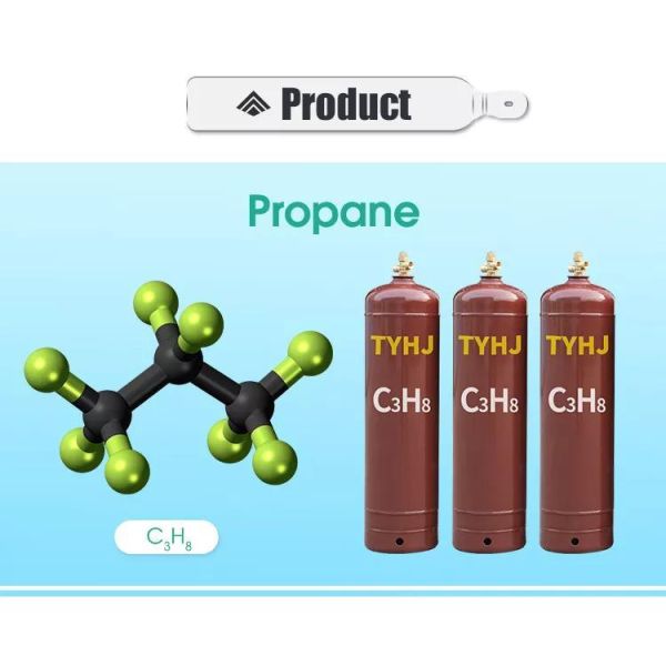 High Purity Factory Price Industrial Grade Cylinder  Gas C3h8 Propane