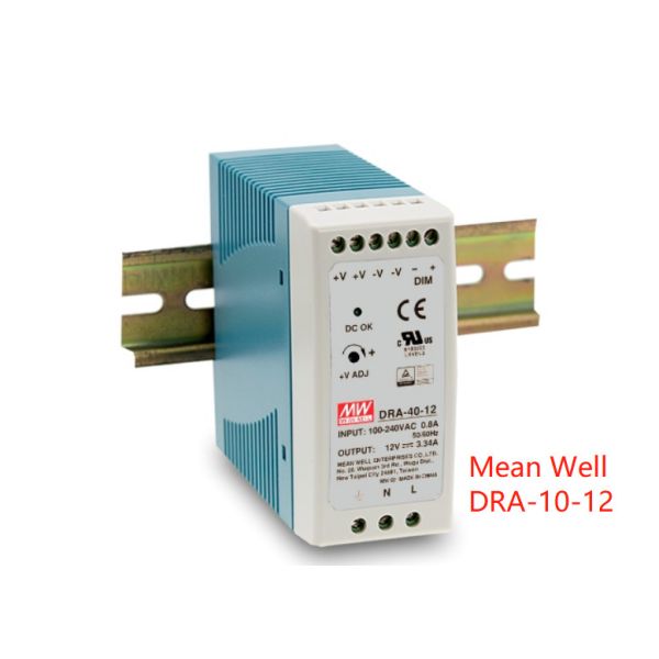 Рельс Din серии 40W 12V DRA установил электропитание DRA-40 DRA-60