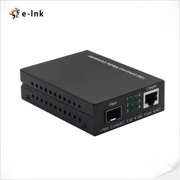 10G Base-T to Base-R Media Converter - SFP+ Jumbo Frame Plug & Play