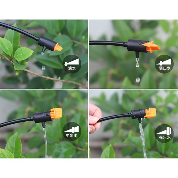 Adjustable Irrigation Micro Sprinklers Water Dripper 60L / H  Flow Rate