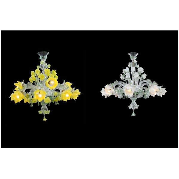 Прозрачные или красочные индивидуальные креативные стеклянные люстры Современные люстры для высоких потолков