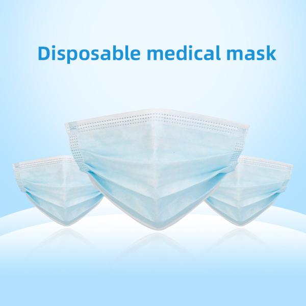Custom Disposable Earloop Medical Mask PP Outer Layer Non Woven Medical Mask