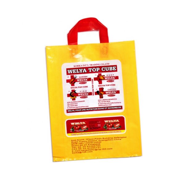 Fork Ear Packaging PE Plastic Bag Lightweight For Garment Smooth Surface