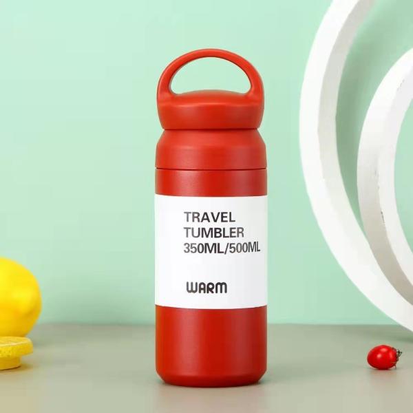 350ml/500ml Thermos Water Bottle Popular Simple Vacuum Flask Outdoor Sports Water Bottle