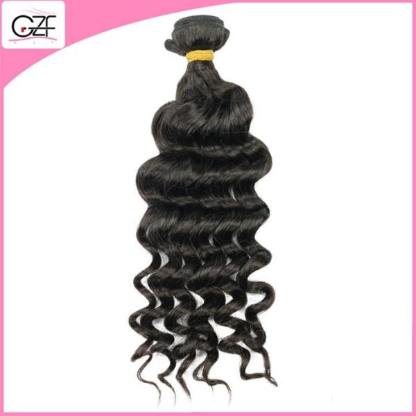 Stable Quality Natural Brown 100% Unprocessed Raw Filipino Deep Wave Remy Hair