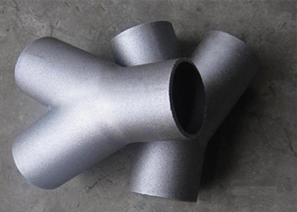 Pipeline Y - Shaped Butt Welded Tee Pipe Fittings