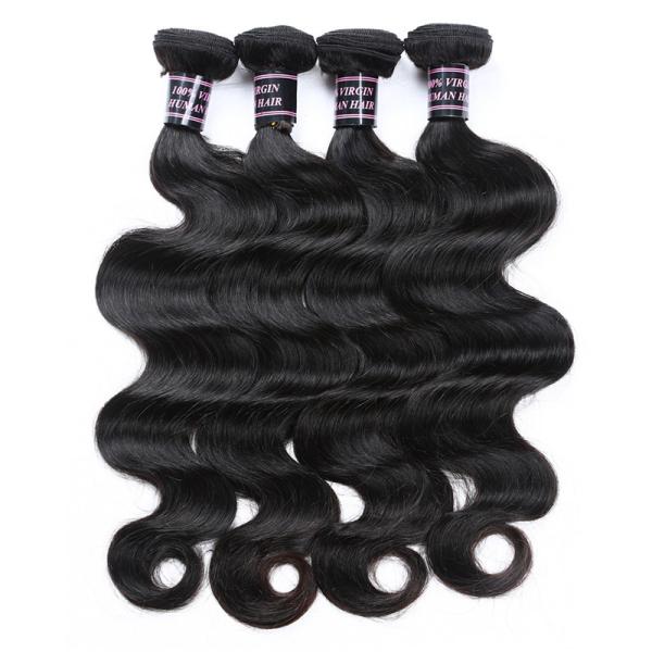 cheap virgin Brazilian Malaysian Indian remy machine double weft hair
