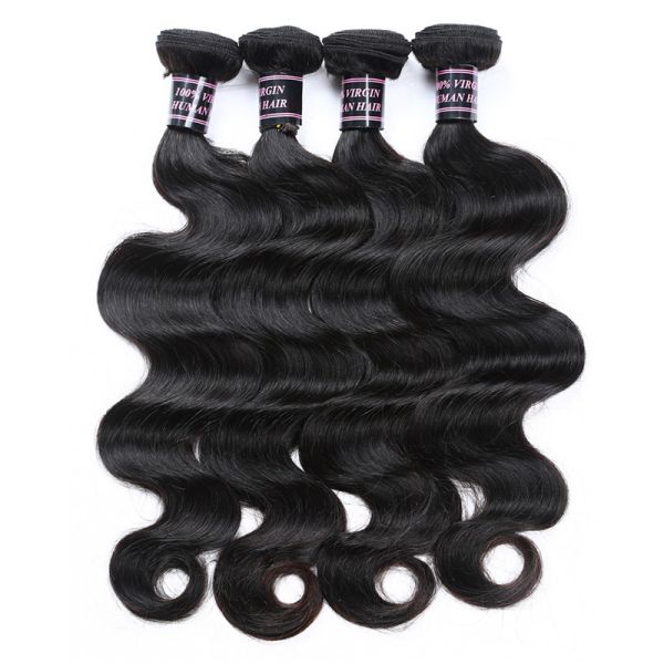 cheap virgin Brazilian Malaysian Indian remy machine double weft hair