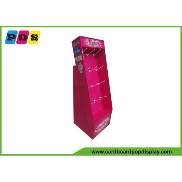 Pop Corrugated Floor Power Wing Display Single B Flute Material For Phones Grip HD035