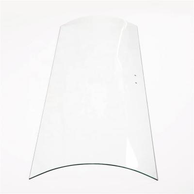 6-15mm Tempered Curved Glass Shower Door for Flat and Strengthened Bathroom Function
