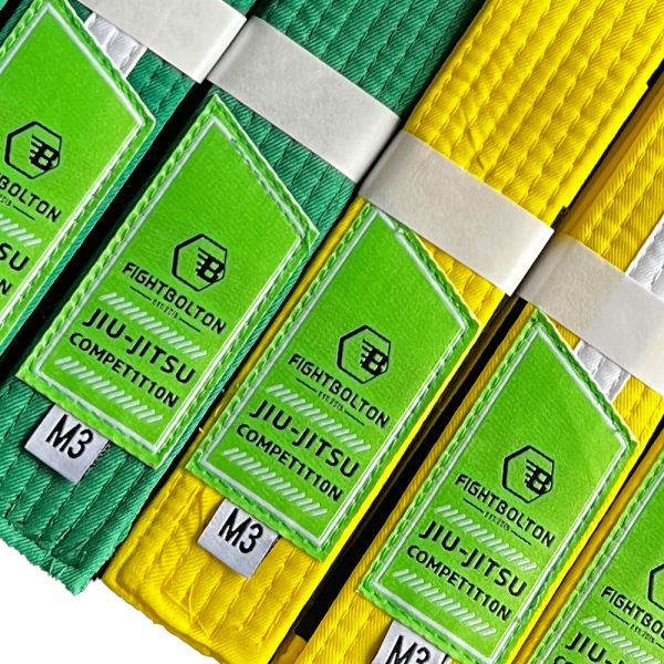Durable 100% Cotton BJJ Belt for Kids Training with Custom Logo