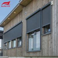 Sunshade Waterproof Outdoor Roller Blinds Motorized Split type