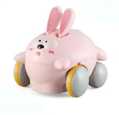 Wholesale Baby Grab Toys Education Rattle Roll Car Cartoon Children′s Toys Baby Toys Inertia Animal Car