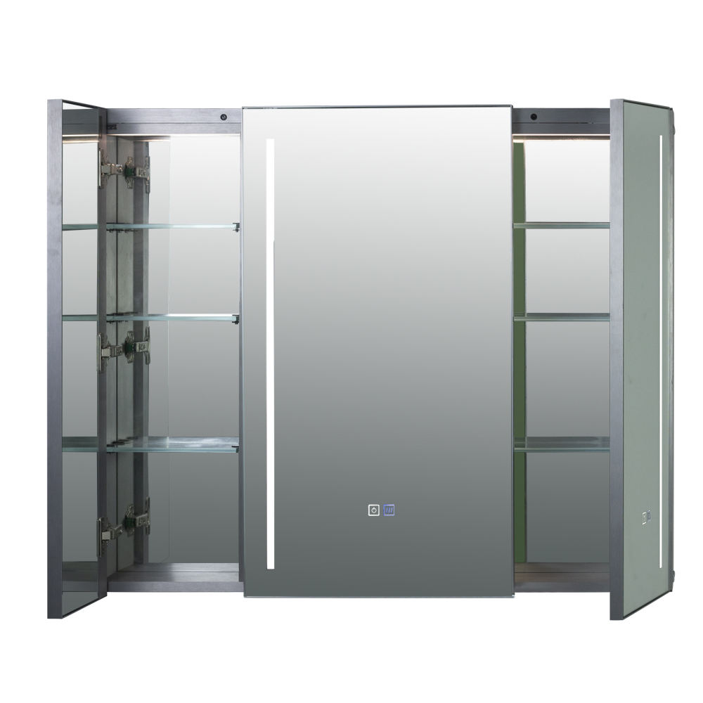 Hot Sales Customized Size Smart Mirror Bathroom Vanity Cabinet Bathroom Mirror Cabinet With Light