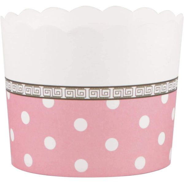 Muffin Cupcake Cases Paper Baking Cups Wrapper in White Dot for Cake Ice Cream Dessert Wedding Birthday Party
