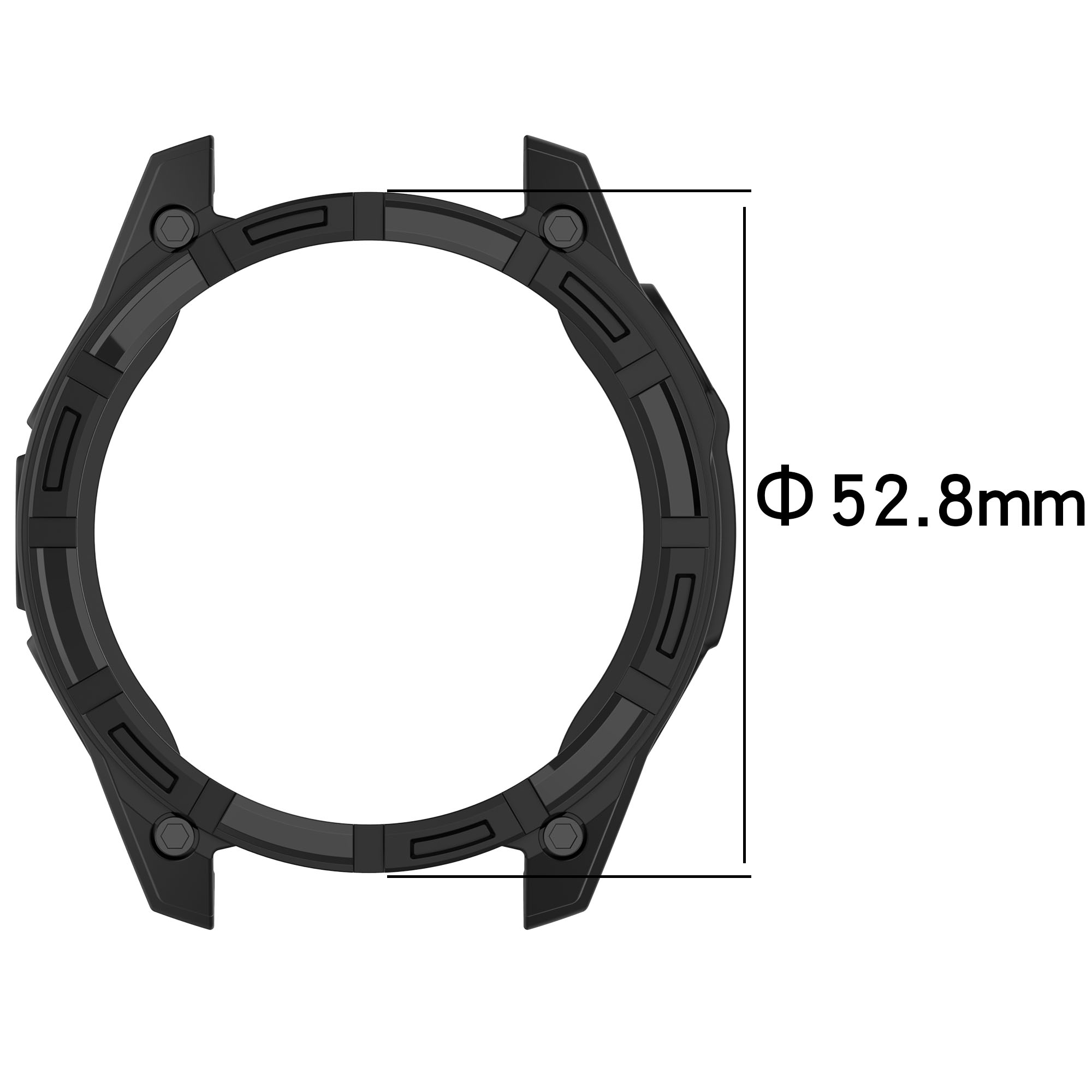 Eraysun Smart Watch Strap Shell Cover Bumper Silicone Skin Accessories TPU Case for Garmin Enduro 3 Protector Watch Band Adapter