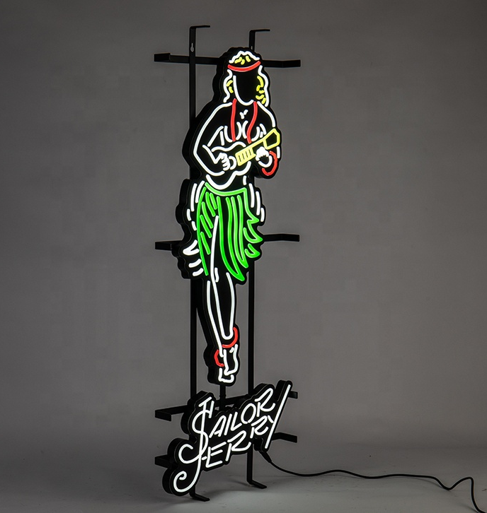 Дизайн 22cm стены зеленого дизайна доски неоновой вывески неоновый 10cm