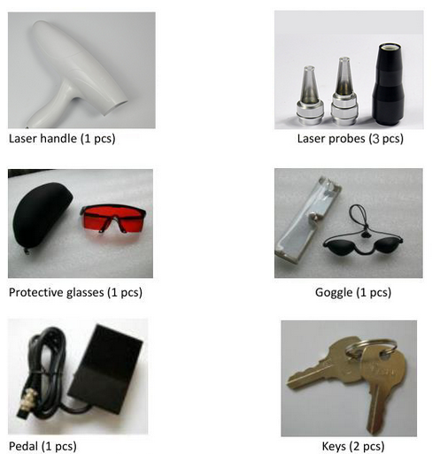 Y11 - Portble 1064 / 532 / 1320nm Q Switch ND YAG Laser Tattoo Removal Machine