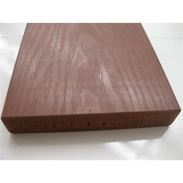 Solid Outdoor WPC Composite Decking Engineered WPC Flooring Planks