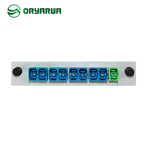Материал ABS Splitter PLC кассеты оптического волокна SC UPC 1X8