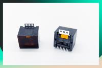 Profil bas approuvé STP de ROHS 8P8C RJ45 SMT Jack avec la protection de soudure