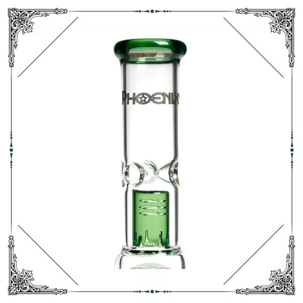 Ice Catcher Beaker Bottom Borosilicate Glass Bongs 8 Arms Perc Splash Guard