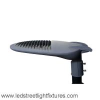 120lm / W SMD LED Street Light ZHSL-09-50 con conductor de marca famosa negro para exteriores