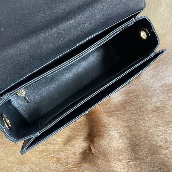 Authentic Real Alligator Leather Women Flap Purse Female Small Handbag Genuine Crocodile Skin Lady Chain Shoulder Bag