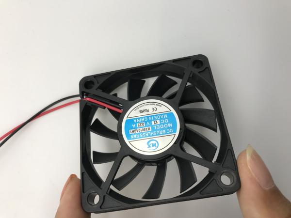60 Mm Computer Cooling Fans Ball Bearing 12V DC Plastic Housing Low Noise