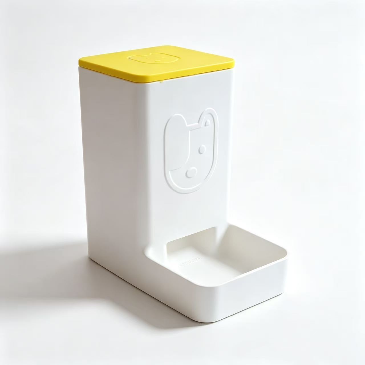 Automatic Gravity Feeding Desktop 3D Printed Pet Accessories, Small Dog Cat Bowl With Food Storage Function