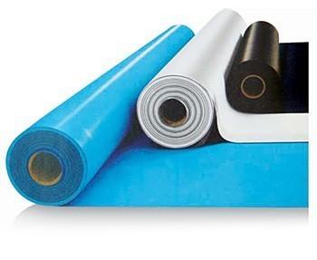 Membrana de impermeabilização de PVC reforçada de 1,0 mm preto anti-UV de design moderno para porão