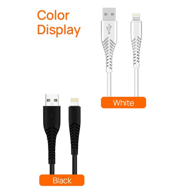 MFI Certified Non Toxic PVC Iphone Fast Charger Cable Sync Data